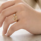 💍Adjustable Sparkle Initial Ring for Women