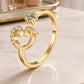 💍Adjustable Sparkle Initial Ring for Women