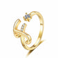 💍Adjustable Sparkle Initial Ring for Women