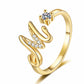 💍Adjustable Sparkle Initial Ring for Women