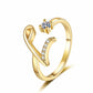 💍Adjustable Sparkle Initial Ring for Women