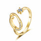 💍Adjustable Sparkle Initial Ring for Women