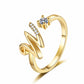 💍Adjustable Sparkle Initial Ring for Women