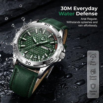 ⌚ Men's Luminous Quartz 30M Sports Wristwatch – Bright glow & durable – Perfect for sports, daily or outdoor – reliable and stylish 🏃‍♂️✨💪