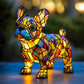 🐶Color-Blocking Puppy Statue LED Table Lamp