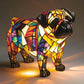 🐶Color-Blocking Puppy Statue LED Table Lamp