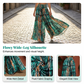🌸 50% OFF NOW! 🌸Women's Smocked High-Waist Wide-Leg Trousers 👖 Cinched Comfort, Flowing Freedom