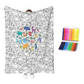 🎨✨Creative Cozy Coloring Blanket Kit – DIY Art & Relaxation Activity