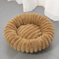 🐾Cloud-Like Ultra Soft Plush Round Calming Pet Bed, Raised Rim Donut Cat Dog Bed, Joint Relief Warm Cozy Washable Pet Sleeping Cushion