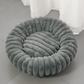 🐾Cloud-Like Ultra Soft Plush Round Calming Pet Bed, Raised Rim Donut Cat Dog Bed, Joint Relief Warm Cozy Washable Pet Sleeping Cushion