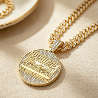📢📢40% OFF !! ⏰Statement Cuban Pendant Chain Necklace