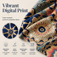 🌿👚Women's V-Neck Bohemian Print Blouse Summer Loose Fit Shirt