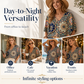 🌿👚Women's V-Neck Bohemian Print Blouse Summer Loose Fit Shirt