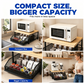 🍳 2-Tier Kitchen Microwave Stand with Slide-Out Drawer — Heavy-Duty Countertop Shelf