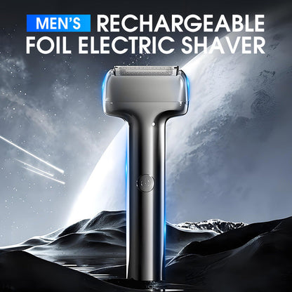 ！👱‍♂️The best grooming tool for men！Men's Efficient Rechargeable Foil Electric Shaver