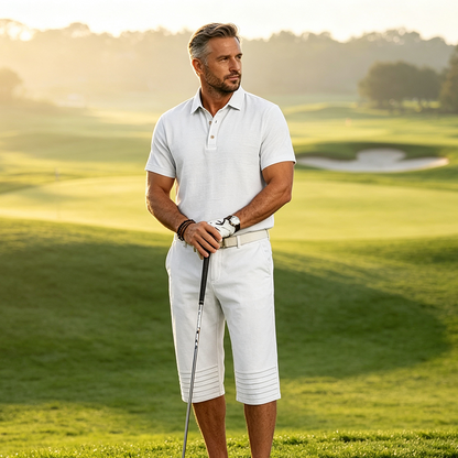 🌊☀️ LIMITED TIME 50% OFF! 👕Men's Summer Shirt & Crop Pants Set – Breathable linen & relaxed fit – Stay cool on sunny days.