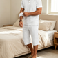 🌊☀️ LIMITED TIME 50% OFF! 👕Men's Summer Shirt & Crop Pants Set – Breathable linen & relaxed fit – Stay cool on sunny days.