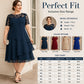 Women's Elegant Plus Size Tiered Dress