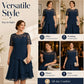 Women's Elegant Plus Size Tiered Dress