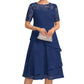 Women's Elegant Plus Size Tiered Dress