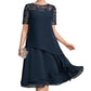 Women's Elegant Plus Size Tiered Dress