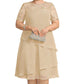 Women's Elegant Plus Size Tiered Dress