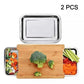 🥕🔪Wooden Cutting Board with Slide-Out Trays