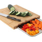 🥕🔪Wooden Cutting Board with Slide-Out Trays
