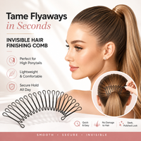 💇‍♀️  Invisible Hair Comb – Flexible, non-slip & secure hold 🌟