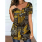 👚 Women's Casual V-Neck Top — Relaxed Loose Fit Everyday Essential
