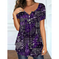 👚 Women's Casual V-Neck Top — Relaxed Loose Fit Everyday Essential