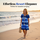 👗Women's Casual Tie Dye Leopard Print V-Neck Dress