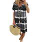 👗Women's Casual Tie Dye Leopard Print V-Neck Dress
