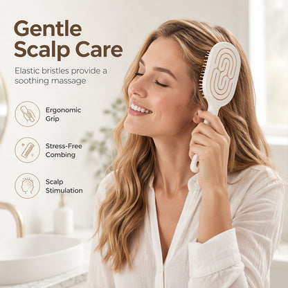 💇‍♀️Special Price Only £9.99！Women's Detachable Self Cleaning Vented Hairbrush