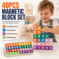 🌈🧒Magnetic Alphabet Number Cubes for Children