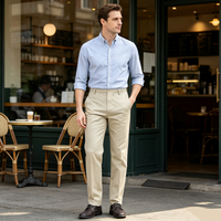 👖Men's Slim-Fit Casual Pants with Elastic Waist