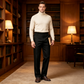 👖Men's Slim-Fit Casual Pants with Elastic Waist