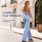 👗💙 Women's Spaghetti Strap Wide Leg Denim Jumpsuit  ☁️☀️