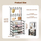 Multi-Functional Entryway Shoe & Coat Rack