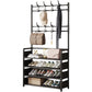 Multi-Functional Entryway Shoe & Coat Rack