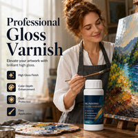 📢📢 Buy 2 Get 1 Free !! ⏰ Gloss Boost Painting Varnish – High-Gloss Finish, UV Protection & Long-Lasting Shine for Acrylic, Oil & Canvas Artwork 🎨✨