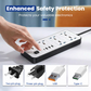 🔌Multi-Outlet Power Strip with Extension Cord