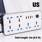 🔌Multi-Outlet Power Strip with Extension Cord