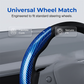 🚗Segmented Carbon Fiber Steering Wheel Cover