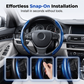 🚗Segmented Carbon Fiber Steering Wheel Cover