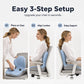 🪑🔧 Ergonomic Lumbar Cushion – Memory Foam – Spine Alignment – Pressure Relief – Skin-friendly Milk Silk – Universal – For Office, Car & Home 🛋️✨💪