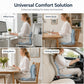 🪑🔧 Ergonomic Lumbar Cushion – Memory Foam – Spine Alignment – Pressure Relief – Skin-friendly Milk Silk – Universal – For Office, Car & Home 🛋️✨💪