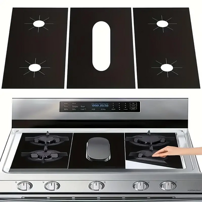 🍳  Reusable Gas Hob Protectors, Heat-Resistant to 260°C