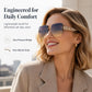 📢📢50% OFF !! ⏰Rimless Square Sunglasses for Women