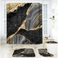 🚿Elegant Marble Pattern Bathroom Shower Curtain